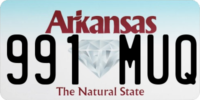 AR license plate 991MUQ