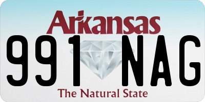 AR license plate 991NAG