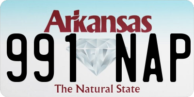 AR license plate 991NAP