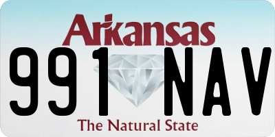 AR license plate 991NAV