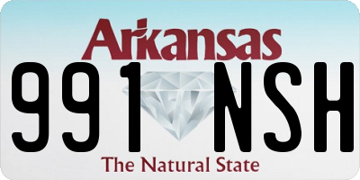 AR license plate 991NSH