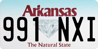 AR license plate 991NXI