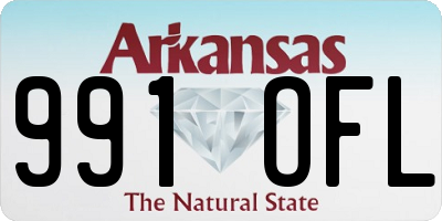 AR license plate 991OFL