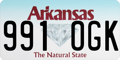AR license plate 991OGK