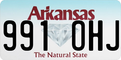 AR license plate 991OHJ