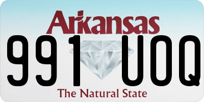 AR license plate 991UOQ