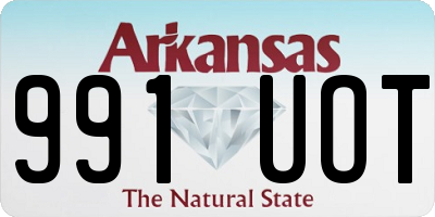 AR license plate 991UOT