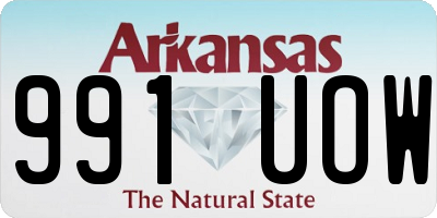AR license plate 991UOW