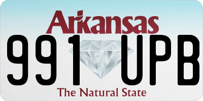 AR license plate 991UPB