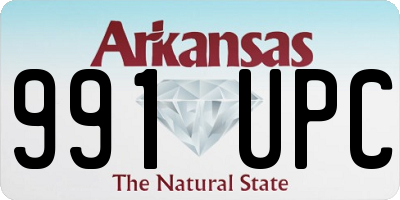 AR license plate 991UPC