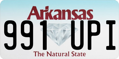 AR license plate 991UPI