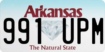 AR license plate 991UPM