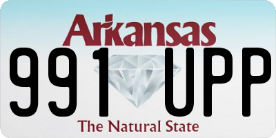 AR license plate 991UPP