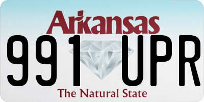 AR license plate 991UPR