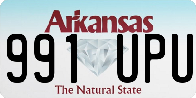 AR license plate 991UPU