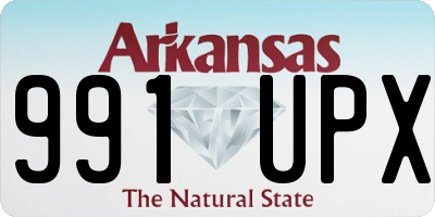 AR license plate 991UPX