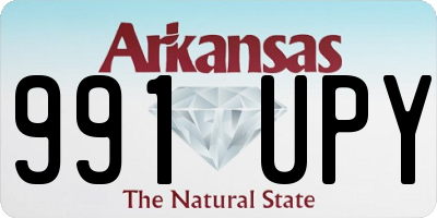 AR license plate 991UPY