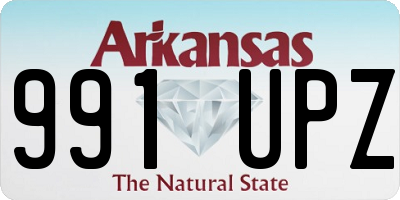 AR license plate 991UPZ