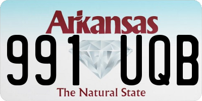 AR license plate 991UQB