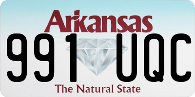 AR license plate 991UQC
