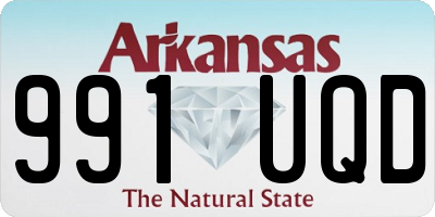AR license plate 991UQD
