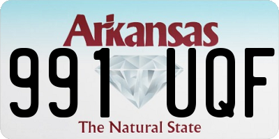 AR license plate 991UQF