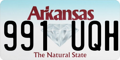 AR license plate 991UQH