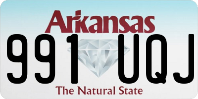 AR license plate 991UQJ