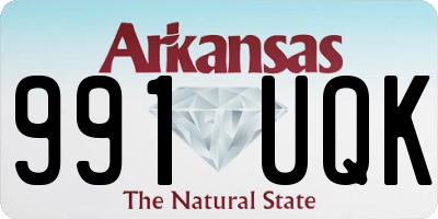AR license plate 991UQK
