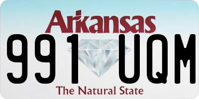 AR license plate 991UQM