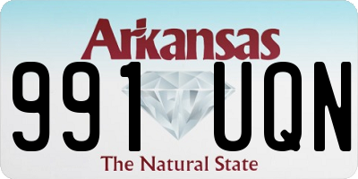 AR license plate 991UQN