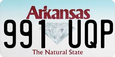 AR license plate 991UQP