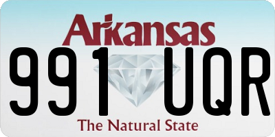 AR license plate 991UQR