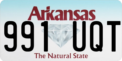 AR license plate 991UQT