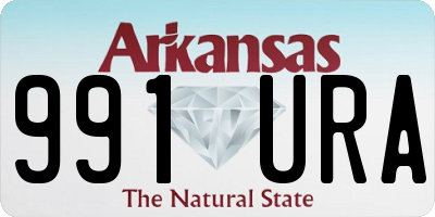 AR license plate 991URA