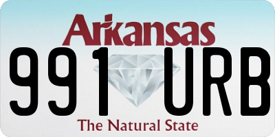 AR license plate 991URB