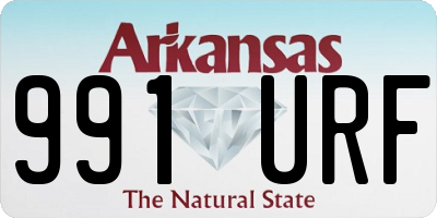 AR license plate 991URF