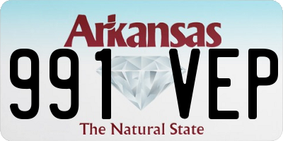 AR license plate 991VEP