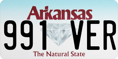 AR license plate 991VER