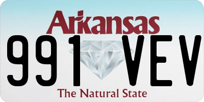 AR license plate 991VEV
