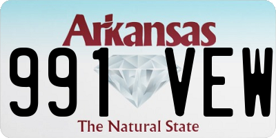 AR license plate 991VEW