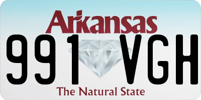 AR license plate 991VGH