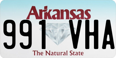 AR license plate 991VHA
