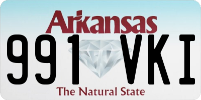 AR license plate 991VKI