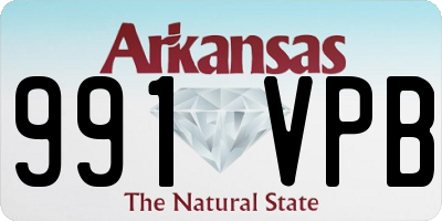 AR license plate 991VPB