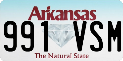 AR license plate 991VSM