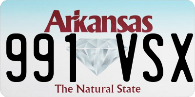 AR license plate 991VSX