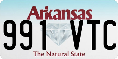 AR license plate 991VTC