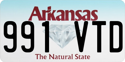 AR license plate 991VTD
