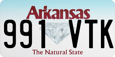 AR license plate 991VTK